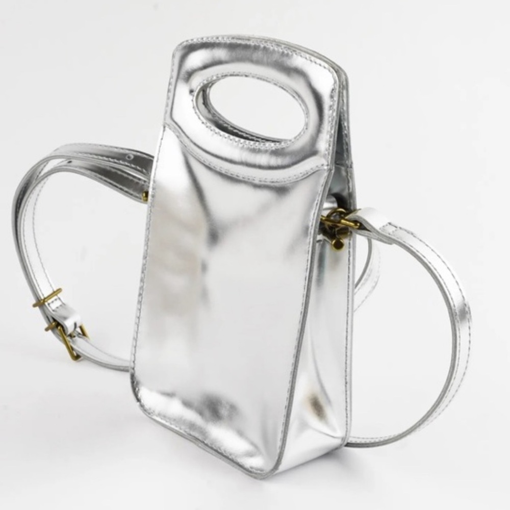 Madewell Silver Toggle Phone Bag